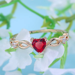 Heart Shaped Ring - Numen Avenue Fashion Jewelry