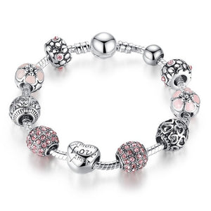 Open image in slideshow, Silver Charm Bracelet Set - Numen Avenue Fashion Jewelry
