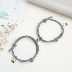 Open image in slideshow, Couples Clasping Bracelet Set - Numen Avenue Fashion Jewelry
