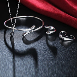 Sterling Silver Jewelry Set - Numen Avenue Fashion Jewelry