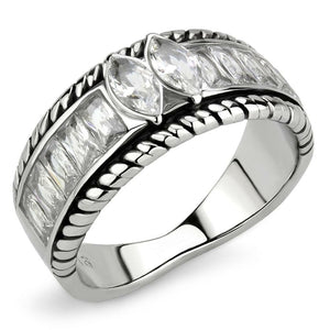 Open image in slideshow, Stainless Steel Scales Ring - Numen Avenue Fashion Jewelry
